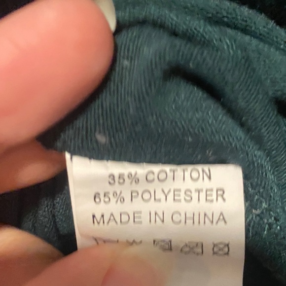 Amaryllis Dark Green Bell Sleeve Top | Plus Size 2X | Feminine & Versatile - Picture 5 of 6